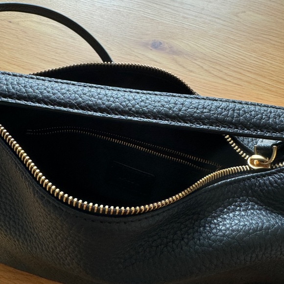 *SOLD* Black leather cross-body - Picture 6 of 6